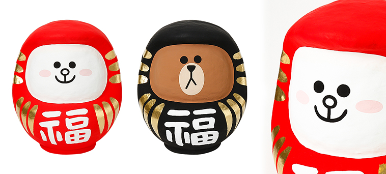 LINE FRIENDS（ライン フレンズ）DARUMA  だるま LINE FRIENDS（ライン フレンズ）DARUMA だるま