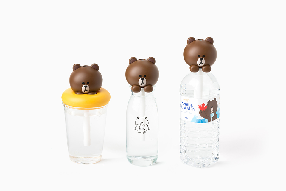 ラインフレンズ LINEFRIENDS 卓上加湿器 USB TYPE-C韓国限定 ラインフレンズ LINEFRIENDS 卓上加湿器 USB TYPE-C韓国限定