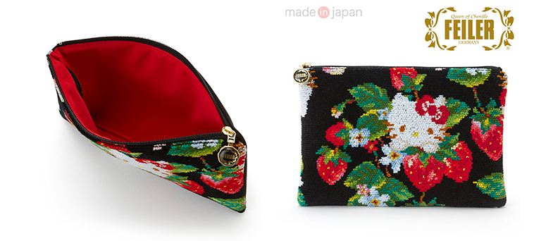 小物 HELLO KITTY x FEILER FEILER/フェイラー 別注 DLICIEUX HELLO KITTYガジェットポーチ